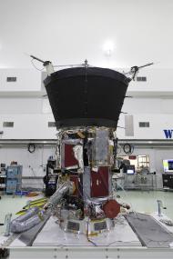 Dr. Volker Bothmer spricht über die NASA Solar Probe im LWL-Planetarium.<br>Foto: NASA/Kim Shiflett