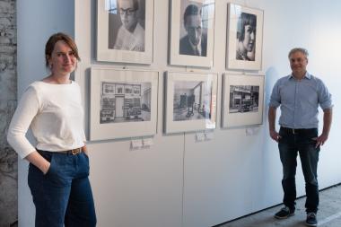 Delia Pätzold vom LWL-Industriemuseum und Dr. Ralf Springer vom LWL-Medienzentrum stellten die Ausstellung in Hattingen vor.<br>Foto: LWL/Gehrmann