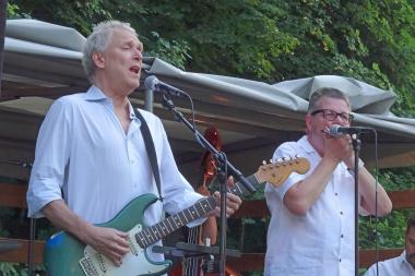 Mickey Meinert (l.) und Dieter Kropp treten im LWL-Freilichtmuseum Detmold auf.<br>Foto: LWL/Jähne