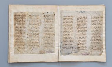 Abschrift des Buchs Ezechiel, um 450 n. Chr..<br>Foto: Benediktinerstift St. Paul