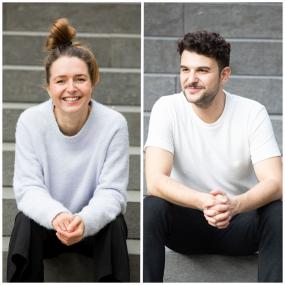 Das Künstler-Duo Luisa Hausmann und David Kilinç präsentieren am 23. August in einer Live-Performance das Projekt "Zuhause(n)", dabei gehen sie der Frage nach, wie die Menschen ihr Zuhause während des Corona-Lockdowns empfunden haben.<br>Foto: Jutta Waldhelm