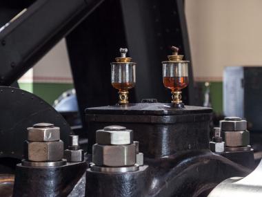 Hier läuft alles rund - dafür sorgt das Öl in den Tropfölern der Fördermaschine. <br>Foto: LWL 