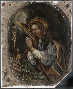 Das Gemälde der Heiligen Maria Magdalena nach der Restaurierung.<br>Foto: HfBK-Dresden/Riße