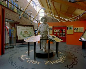 Blick in die alte Dauerausstellung des Ziegeleimuseums.<br>Foto: LWL / Hudemann
