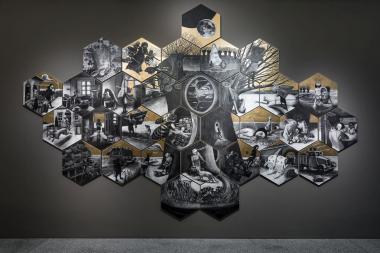 Anke Feuchtenbergers Comic-Altar "Tracht und Bleiche" (2018) ist Ausgangspunkt des Kunstgesprächs am Freitag (7.5.) im LWL-Museum für Kunst und Kultur.<br>Foto: LWL/Christoph Steinweg