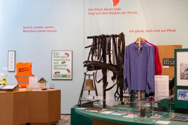 Die Ausstellung &quot;Boten, Helfer und Gefährten&quot; endet am 3. Oktober in Bochum.&lt;br&gt;Foto: LWL/ Gehrmann 