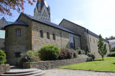 Die Pfalz in Paderborn wurde im 11. Jahrhundert auf den Grundmauern einer karolingischen Pfalz errichtet.&lt;br&gt;Foto: LWL/C. Pluschke 
