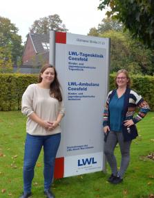 (v.l.) Larissa Beck übernimmt die Leitung der TK Coesfeld, Simone Gerling unterstützt das Ambulanz-Team.&lt;br&gt;Bild: LWL/Seifert 