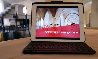 &quot;Schweigen war gestern&quot;, heißt es ab sofort im Kloster Dalheim.&lt;br&gt;Foto: LWL/ Schellenberg 