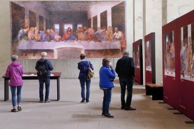 Kloster Dalheim exportiert: Die Reproduktionen aus der Bilderwelt &quot;Leonardo da Vinci. Das letzte Abendmahl&quot; sind ab sofort auch im New Yorker Sheen Center zu sehen.&lt;br&gt;Foto: LWL/Katharina Kruck 