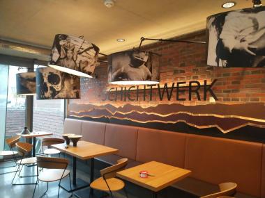 Blick in das vorbereitete Museums-Café, wo der Basar stattfinden wird.<br>Foto: LWL/ Jordan
