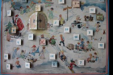 Adventskalender von 1947, Archiv für Alltagskultur.&lt;br&gt;Foto: LWL 