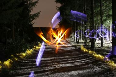 Motive wie dieses können mit der Technik des Light Painting entstehen.<br>Foto: LWL / Leifeling