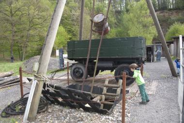 Nachbau der Kleinzeche "Ingeborg" auf dem Gelände der Zeche Nachtigall.<br>Foto: LWL/Hudemann
