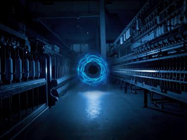 Ein "Zeittunnel" als verbindendes Element zwischen Vergangenheit und Gegenwart ist das Leitmotiv des Medienkunstfestivals "Futur 21".<br>Foto: LWL / Altobelli, Hans Starck