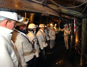 Im Bergwerk des LWL-Industriemuseums Zeche Nachtigall erfahren Besucher, wie Kohle in früheren Zeiten abgebaut wurde.<br>Foto: LWL 