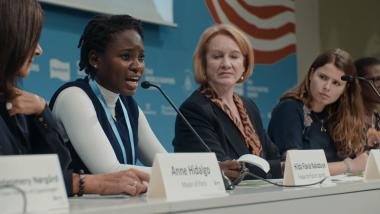 Im Programm der Schulkinowochen NRW 2022: "Dear Future Children".<br>Foto: Camino Filmverleih.