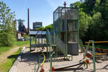 Der Spielplatz "Rackerwerk" füllt sich ab Sonntag (1.5.) wieder mit Leben.<br>Foto: LWL / Gehrmann 