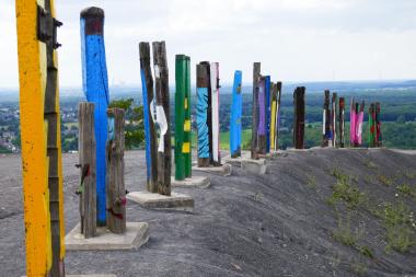 Das als "Totem" bekannte Kunstwerk auf der Halde Haniel in Bottrop.<br>Foto: Till Kasielke