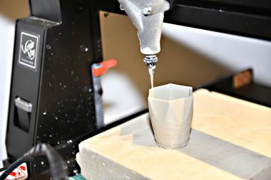 Der neue 3D-Drucker in Aktion.<br>Foto: LWL/Pairan