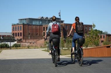 Vom Textilwerk Bocholt aus startet am 2. Juli eine Radtour über die "grüne Grenze" in die Niederlande.<br>Foto: LWL / Betz