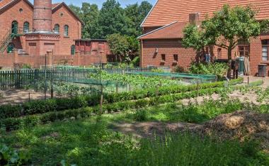 Die nächste Familienführung im Textilwerk Bocholt führt in den Arbeitergarten.<br>Foto: LWL/Holtappels
