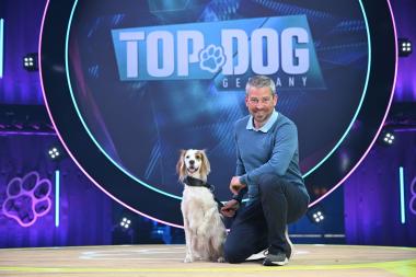 Tulip und Roman Schamel nahmen an Top Dog Germany teil.<br>Foto: RTL/Markus Hertrich