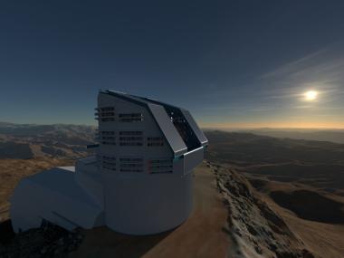 Das Vera C. Rubin Observatorium auf dem Cerro Pachón in Chile befindet sich derzeit noch im Bau.<br>Foto: California Academy of Sciences