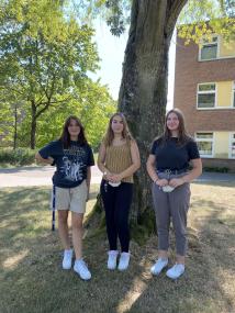 Sina Weiß, Marie Holtermann, Ronja Tiedemann sind die neuen Gesichter im LWL-Wohnverbund.<br>Foto: LWL/Bücker