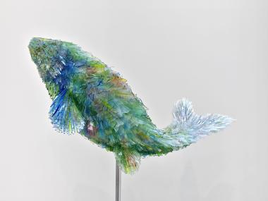 "Koi after Utagawa Hiroshige" heißt diese Arbeit der Künstlerin Marta Klonowska aus dem Jahr 2021.<br>Foto: Courtesy Marta Klonowska und lorch + seidel contemporary, Berlin