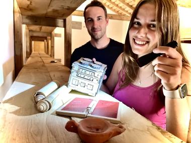 Am Wochenende am Social Media Walk teilnehmen und vorab testen! Der deutschlandweit erste Römer-Escape Room ist bald für alle spielbar.<br>Foto: LWL-Römermuseum