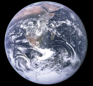 Ein Blick vom All aus auf den Planet Erde. Wie sieht die ferne Zukunft des Planeten aus?<br>Foto: NASA