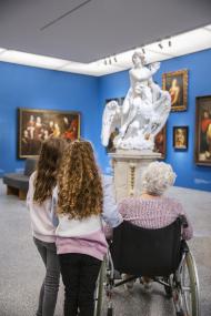 Am Sonntag (13.11.) findet eine Führung für dementiell veränderte Menschen im Rahmen der Inklusiven Angebots des LWL-Museums für Kunst und Kultur statt.<br>Foto: LWL/Hanna Neander