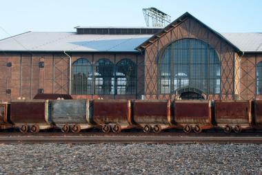 Der Museumsbahnhof erinnert an die über 100 Fahrzeuge, die zu Betriebszeiten der Zeche Zollern für den Transport der Kohle im Einsatz waren.<br>Foto: LWL/Hudemann