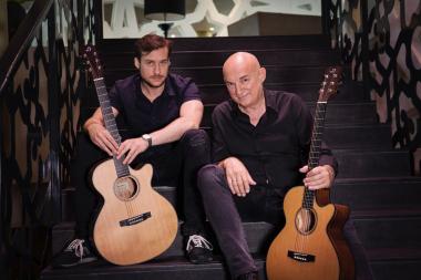 Zed Mitchell und sein Sohn Todor.<br>Foto: Maja Dedagic