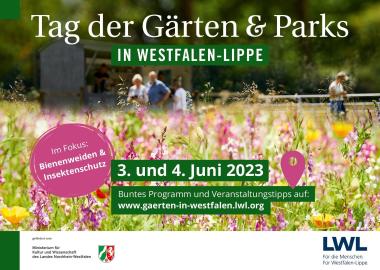 Am ersten Juniwochenende öffnen die Gärten und Parks in Westfalen zum elften Mal gemeinsam ihre Pforten.<br>Foto: LWL/ Daniel Witte