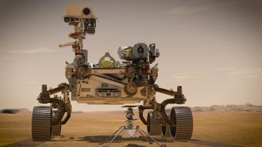 Dr. Ulrich Köhler Planetengeologe am Deutsche Zentrum für Luft- und Raumfahrt berichtet über die Suche nach Leben auf dem Mars mit dem Rover "Preseverance".<br>Credit: NASA/JPL-Caltech