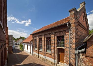 Alte Synagoge Petershagen, Außenansicht nach Sanierung 2015.<br>Foto: NRW-Stiftung / Ziese