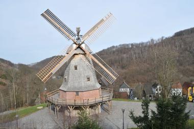 Die Windmühle wurde jetzt an ihrem neuen Standort im LWL-Freilichtmuseum offziell eröffnet.<br>Foto: LWL