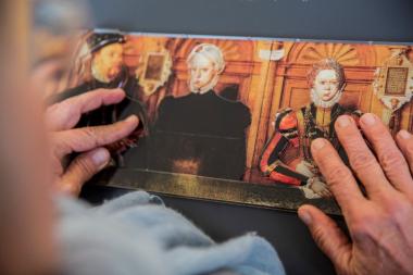 Beim inklusiven Rundgang am Freitag (26.5.) um 15 Uhr können die Besucher:innen die Kunstwerke akustisch erleben.<br>Foto: LWL / Hanna Neander