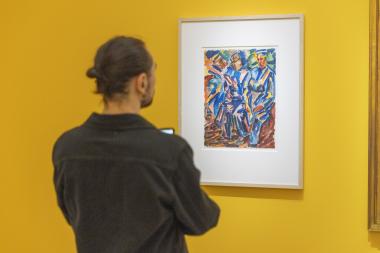 Was macht Kunst modern? Diese Frage stellen sich die Kuratorinnen der Ausstellung, Dr. Tanja Pirsig-Marshall und Sarah Siemens beim digitalen Themenabend am Donnerstag (25.5.) um 18 Uhr über Zoom.<br>Foto: LWL/Hanna Neander