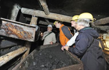 Im Besucherbergwerk der Zeche Nachtigall sollte man auch im Sommer eine Jacke tragen.<br> Foto: LWL