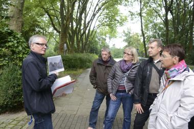 Durch die Siedlungen rund um die Zeche Hannover führt der Rundgang "Wohnen auf der Seilscheibe" am Samstag.<br>Foto: LWL/Appelhans