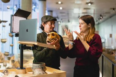 Am Donnerstag (7.9.) bietet das LWL-Museum für Ärchäologie und Kultur in Herne die Online-Führung "Lautlos durch die Steinzeit" im Internet an.<br>Foto: LWL