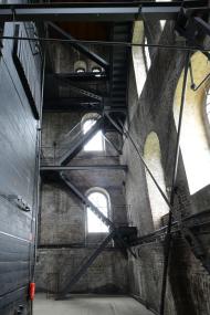 Hoch hinauf in den Malakowturm geht es bei Führungen auf der Zeche Hannover am Tag des offenen Denkmals.<br>Foto: LWL / Hudemann 