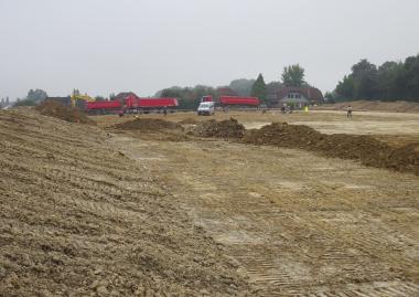 Nördlich Frömern (Stadt Fröndenberg) war die Außenstelle Olpe der LWL-Archäologie für Westfalen beim Lehmabbau wieder zur Stelle.<br>Foto: LWL-AfW Olpe/Michael Baales