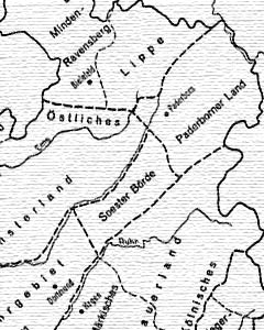 Blotevogel / Schöller: Regionale Gliederung des Landes Nordrhein-Westfalen (Ausschnitt)