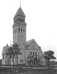 Neue katholische Kirche in Buer, 1917 / Foto: LWL-Medienzentrum für Westfalen/008 Slg. Joseph Schäfer, Vest Recklinghausen 1900-1930er Jahre/08_248