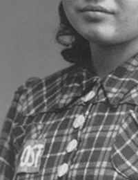 Bildnis der sowjetischen Zwangsarbeiterin Varwara Prokowjewa, Harsewinkel, um 1942 (Ausschnitt) / Toppmöller, Heinrich Bildnis der sowjetischen Zwangsarbeiterin Varwara Prokowjewa, Harsewinkel, um 1942 (Ausschnitt) / Toppmöller, Heinrich