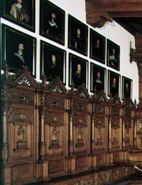 Der Friedenssaal im Rathaus zu Münster, 1997 (Ausschnitt) / Foto: Münster, Westfälisches Landesmedienzentrum/O. Mahlstedt, 10_3025